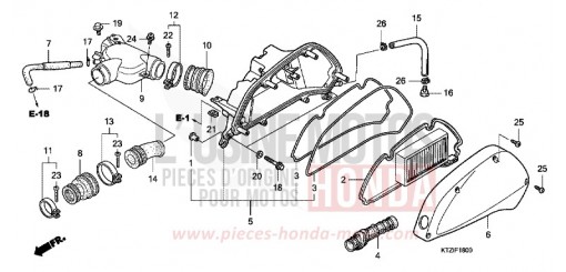 AIR CLEANER PES125A de 2010